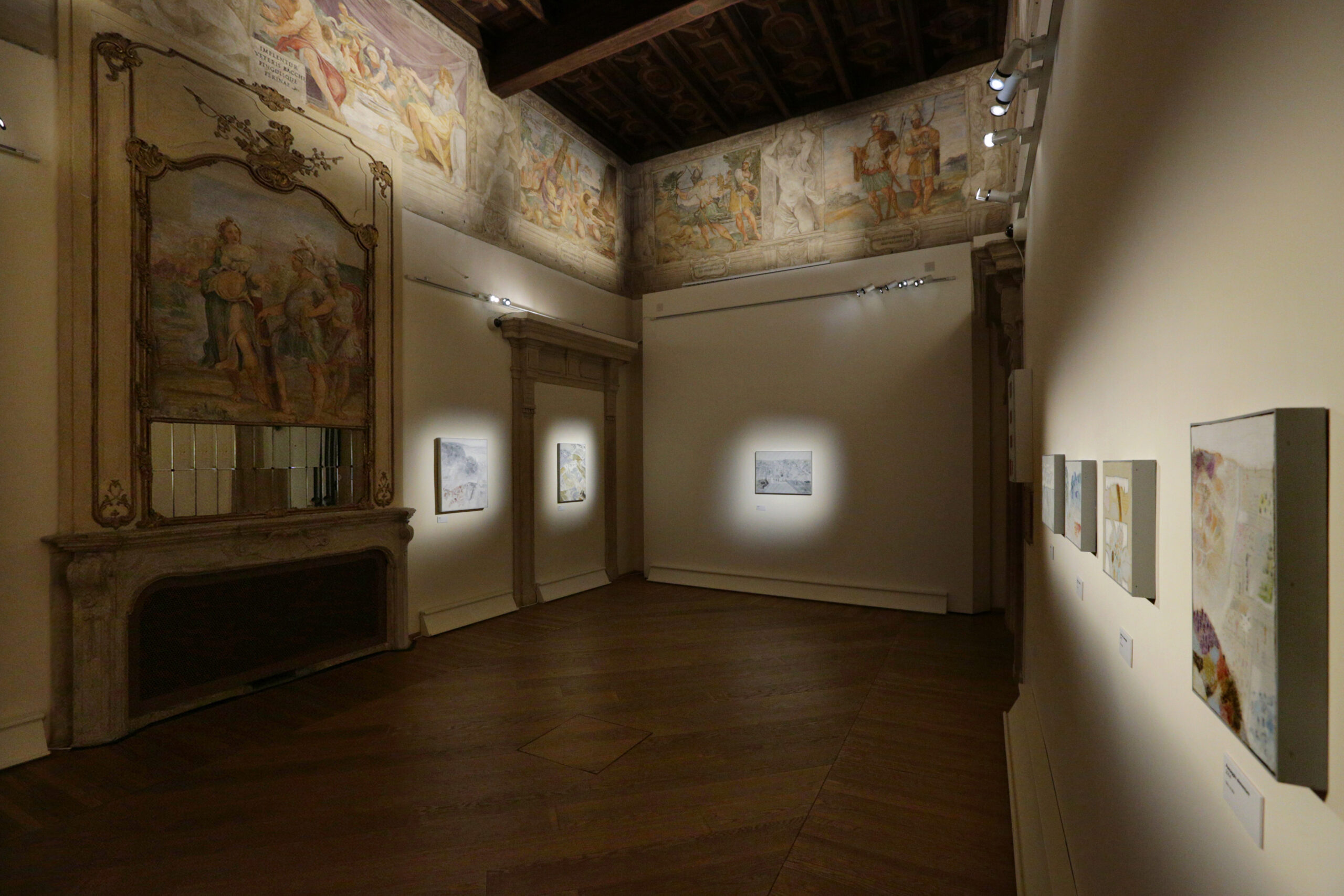 Bologna, 23/09/2015. 
Palazzo Fava. Palazzo delle Esposizioni. Allestimenti della mostra “Tullio Pericoli Sulla Terra. 1995-2015”. 
Foto Paolo Righi /Meridiana Immagini